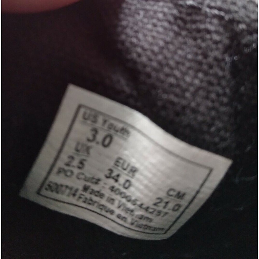 Vans OFF THE WALL Youth Size 3 Gray Black Skate Shoes 500714 Classic Sneakers - Picture 9 of 9